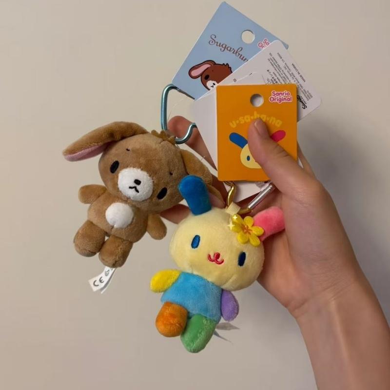 Plush Doll Keychain Love Kno Daniels Sugarbunnies Mascot Usahanas Choco Keyring Bag Pendant Toy Doll Gift