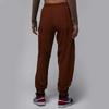Nike Breathable Loose-Fit Cuffed Knit Pants Women Bottoms Brown FB4660-259