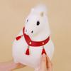 Chubby Horse Horse Mascot Stuffed Animal PP Cotton Fat Horse Plush Toy  Chinese New Year Gift