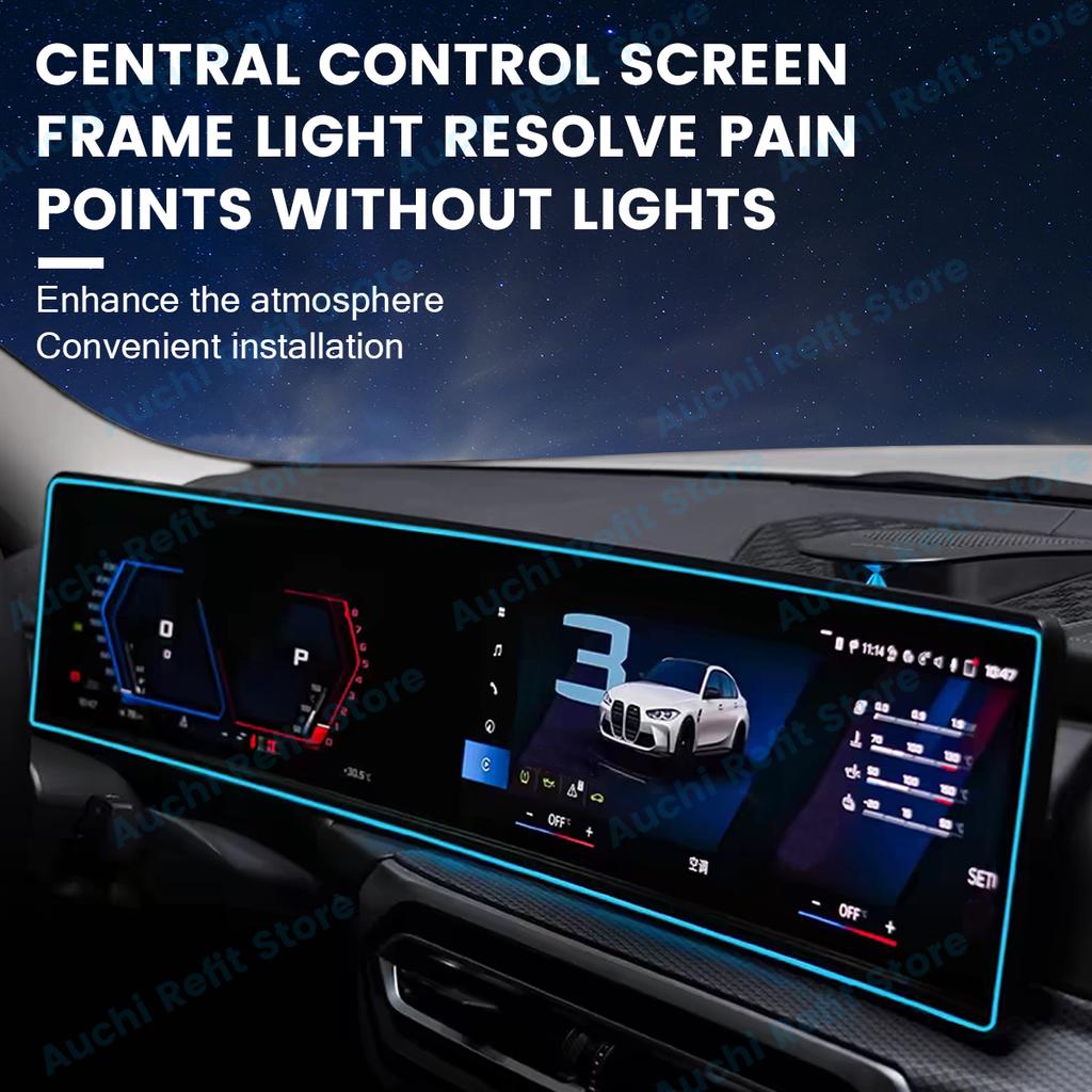 11 Color Screen Light For BMW G20 G26 I3 I4 I5 G60 G05 X5 G06 X6 G07 X7 M3 M4 Series Car LED Monitor Display Ambient Light Parts