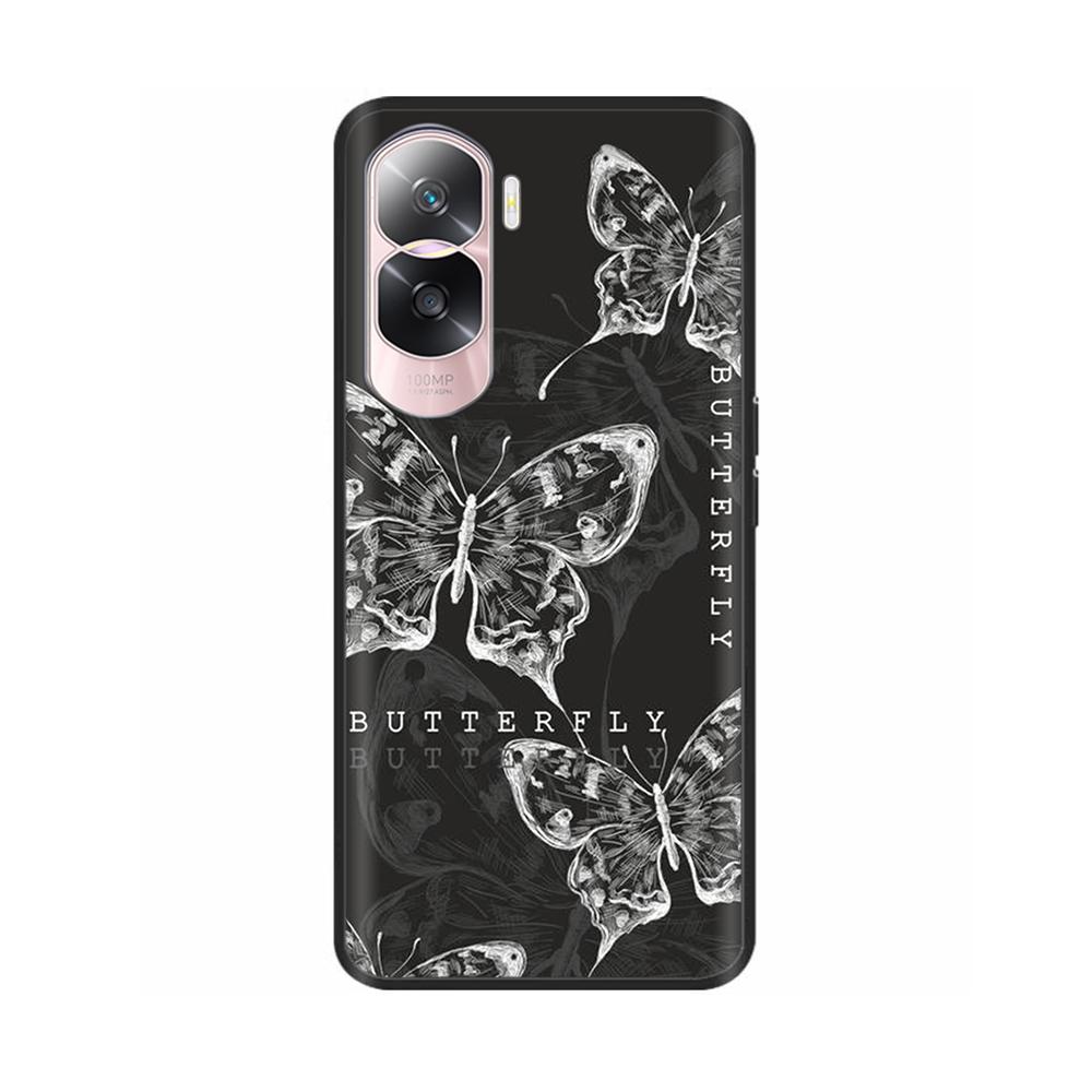 Carcasă pentru Honor 90 Lite 5G Carcasă pentru Honor 90 Smart Floare Silicon Lichid Moale Carcasă Telefon Pentru Honor 90 Pro Carcase Honor90 Husa 90Lite