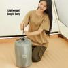 Jingdong Jingzao Camping Sleeping Bag, Outdoor Envelope-Style Hooded Sleeping Bag, Rock Gray, 1.5kg, 10-15℃