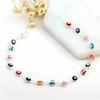 Creative Simple Turkish Evil Eye Womens Anklets Boho Charm Shell Foot Bracelet Summer Beach Accessories Personality Jewelry Gift