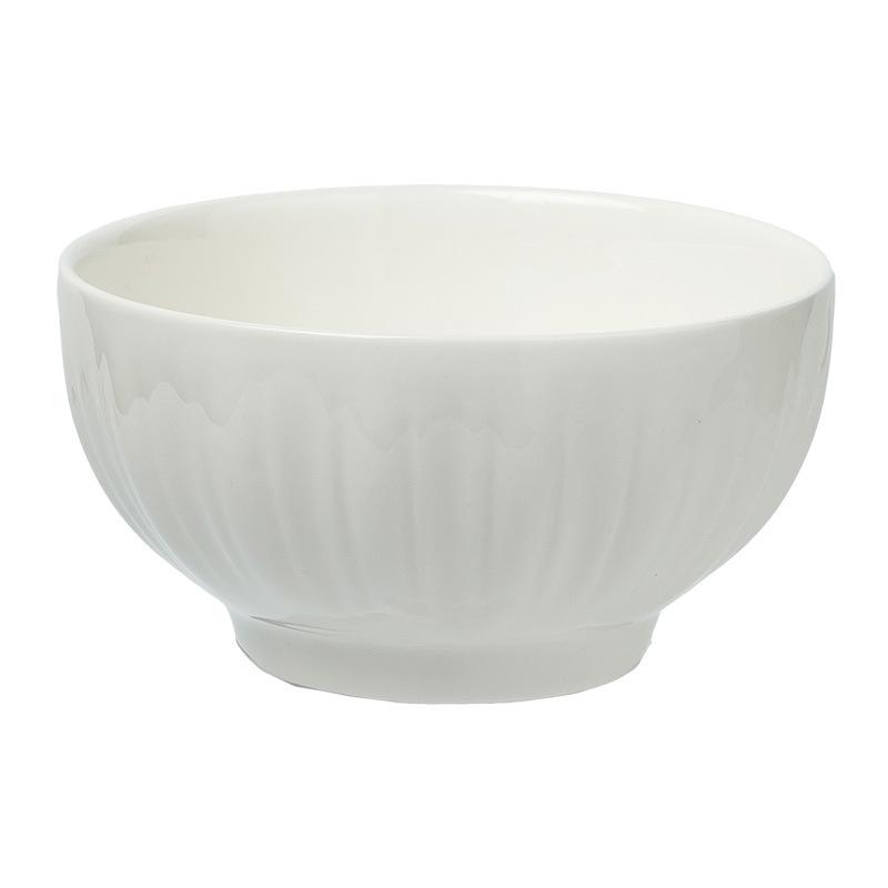 Light Luxury Ceramic Rice Bowl Household 2025 Tableware Bowl High-End Round Bowl Eating Bowl