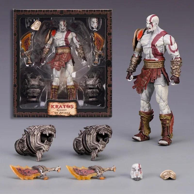 Hot Neca God Of War Ghost Of Sparta Kratos Action Figure Pvc Movable Collection Game Ultimate Kratos Figurine Model Toys Gifts