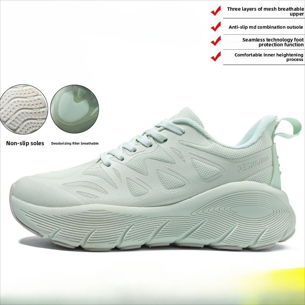 Vandringsskor Hög Elasticitet Stötdämpning Löparskor för Män Par Casual Mode Sneakers