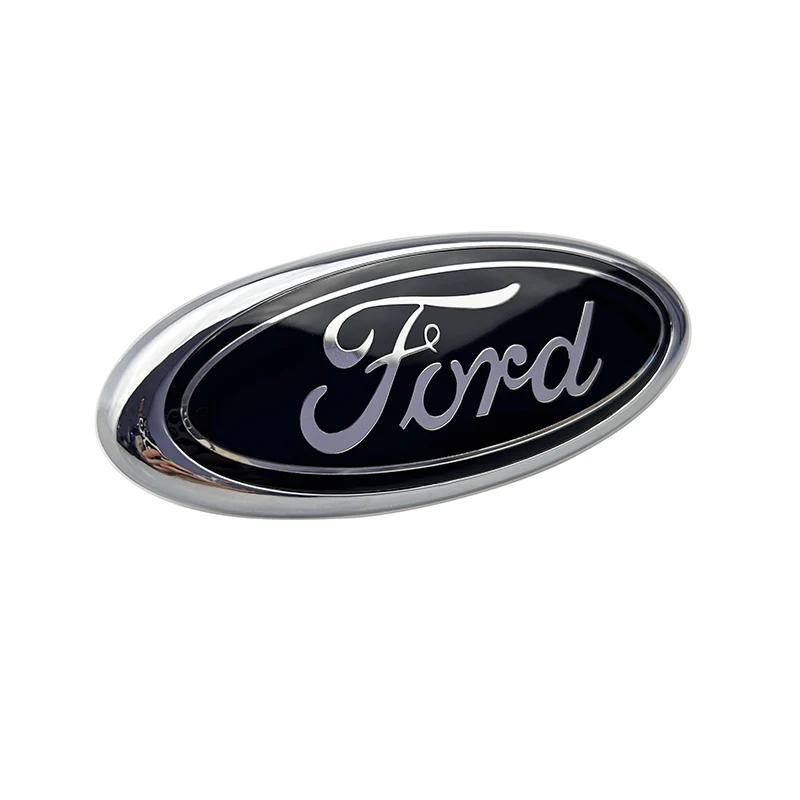 Samolepka na auto 14,5x6,5cm ABS Přední znak na auto pro Ford Focus 2 3 Mondeo Fiesta Ranger Mustang Kuga Explorer Transit Auto Acc
