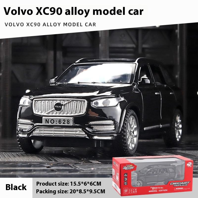 1:32 VOLVO XC90 SUV Alloy Car Model Diecast Metal Model Sound & Light Children Toys Car Central Control Ornaments Gift For Kids