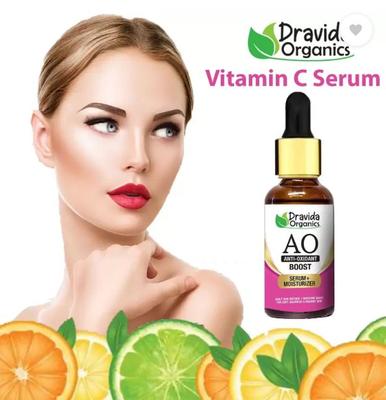 Dravida Organics Anti Oxidant Boost Serum + Moisturiser - Vitamin C + E For Soft & Radiant Skin With Antioxidants, Retinol, Hyaluronic Acid  (30 Ml)