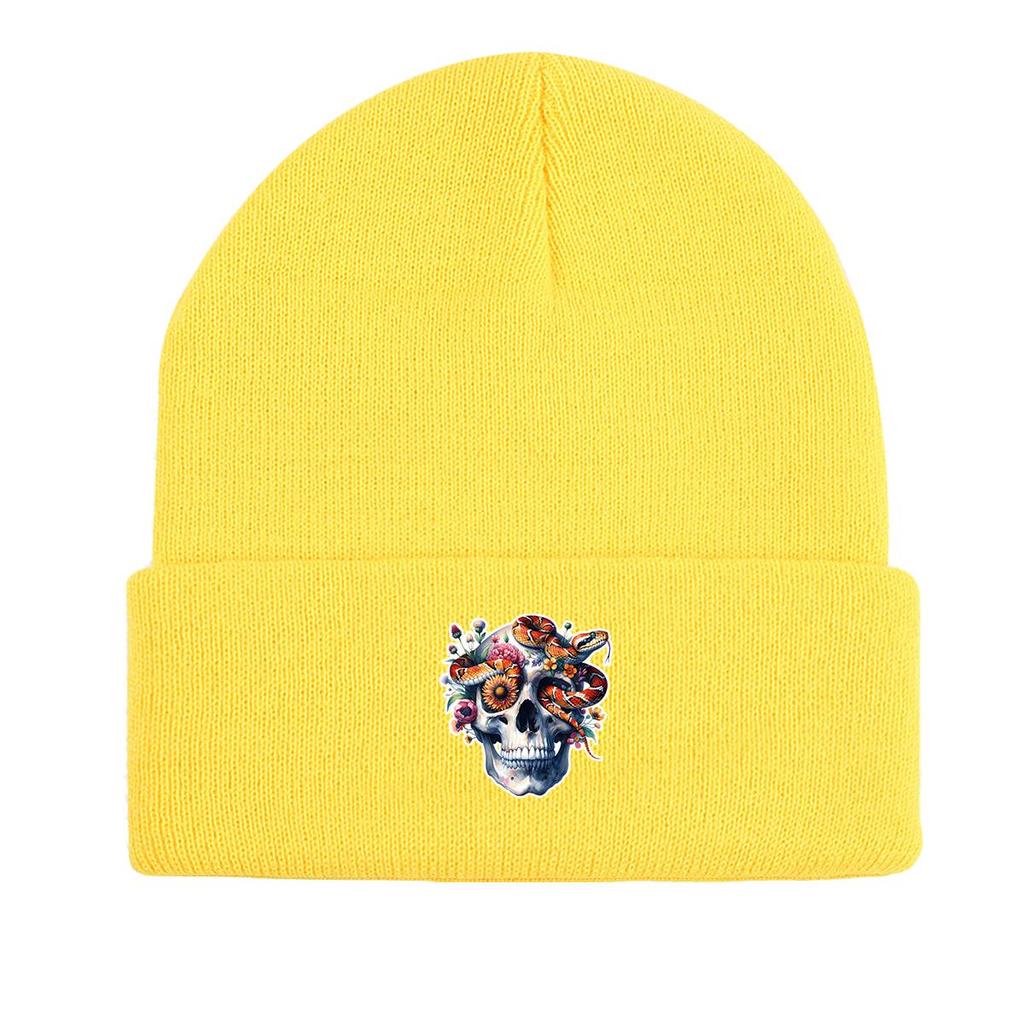 Dog Cat Paw Print Heart Knit Hat Beanie, Valentine's Day "XOXO LOVE KISS", Cozy Stylish Knitted Cap Beanie