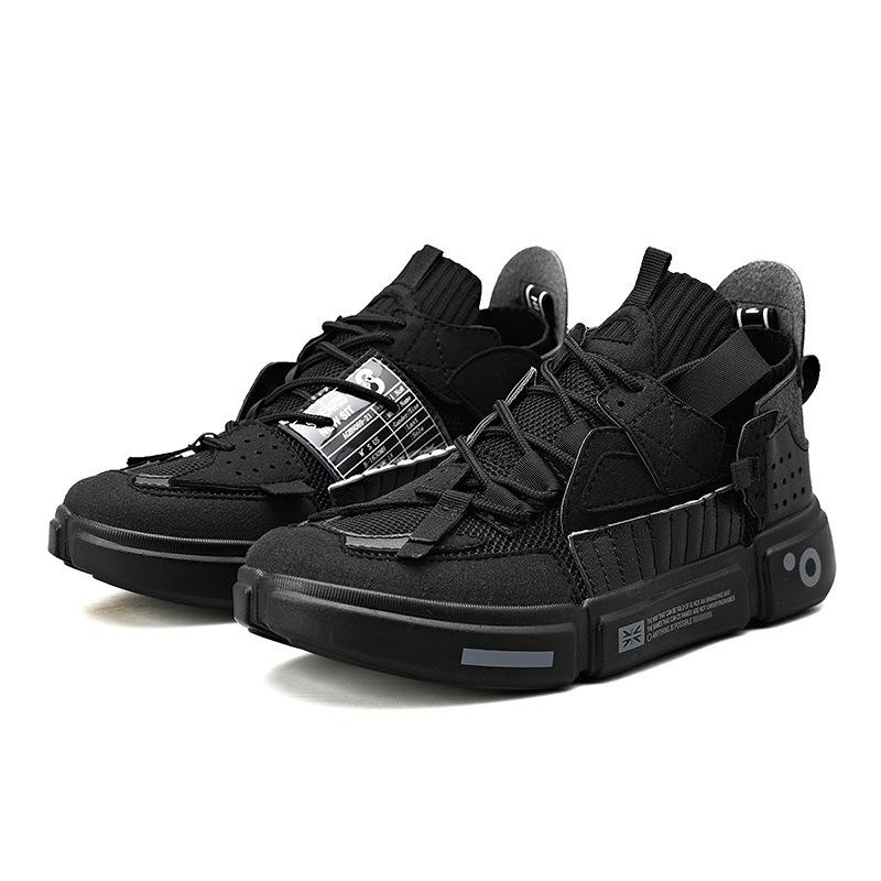

Domestic trendy shoes men s shoes casual sports shoes board shoes autumn sports shoes couple shoes 47 чорний