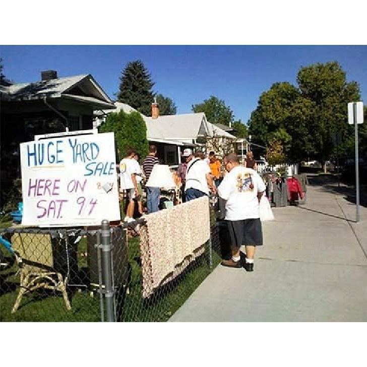 Hcode 1 Inch Color Coding Label Price Stickers - Garage Sale Blank Yard Sale Round Permanent Adhesive Dots - 1200Pcs (6 Colors)