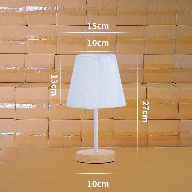 Solid Wood USB Table Lamp: LED Night Light for Bedroom, Study, Dorm - Creative Atmosphere Décor