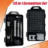 Schraubenmuttern Bits Set 115 in 1 Schraubendreher Set Magnetische Reparaturwerkzeuge Set Haushalt Professionell