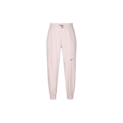 Breathable Warm Cuffed Drawstring Knitted Sports Pants Women Bottoms Pink CZ8910-645