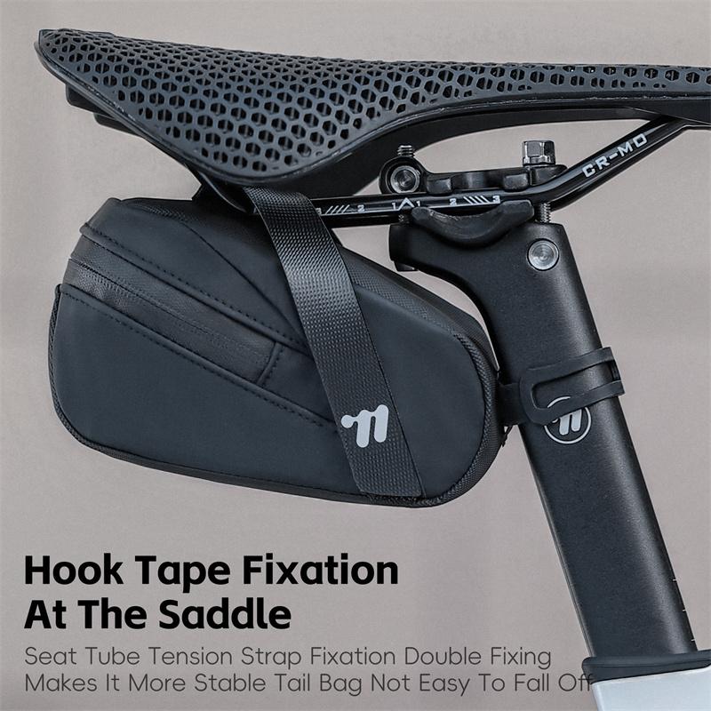 WEST BIKING Bicycle Saddle Bag Portable Waterproof Cycling Seat Tail Pouch Tools Storage Pouch Tail Bag Cycling Accessories
