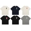 Premium AM1 Γαλλικό Streetwear Unisex Φαρδύ T-shirt με Στρογγυλή Λαιμόκοψη Κοντομάνικο Βαμβακερό με Γραφικό Σχέδιο