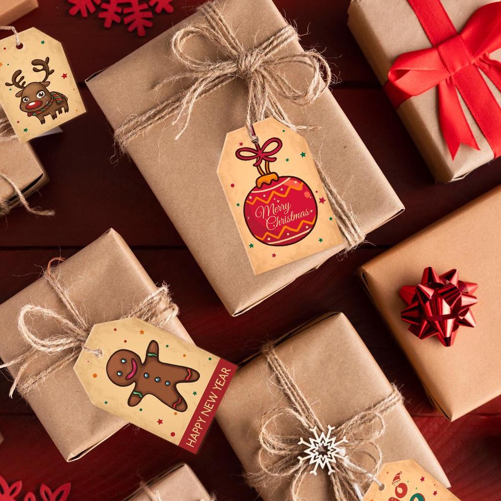 Christmas Tree Hanging Tag & Gift Message Card