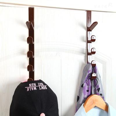 Nail-free Door Hanger Hanging Racks Cupboard Cabinet Rack Hanger for Hat Clothes Bag