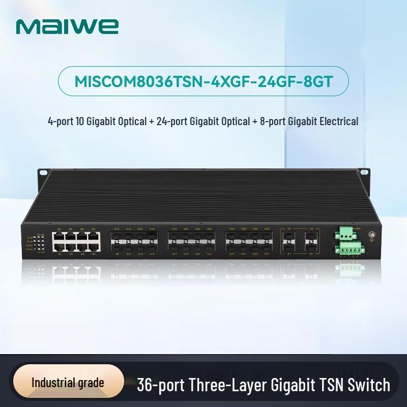 Maiwei TSN Gigabit/10G Managed Industrial Switch