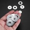 100PCS stainless steel metal round gasket, high strength, thickened and enlarged flat gasket