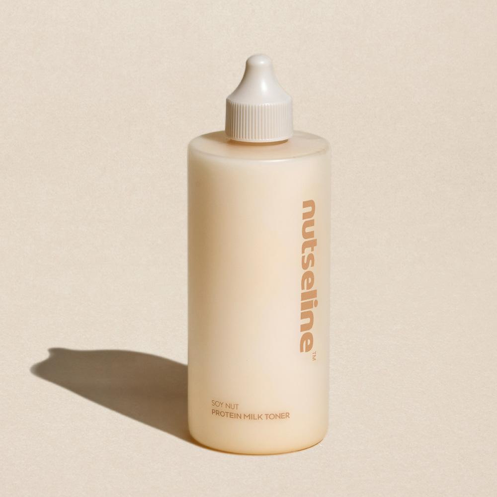 Nutseline Soy Nut Protein Skincare Set Tofu Pudding Cream 50mL + Protein Milk Toner 300mL Nourishing Duo Milk Toner 300mL 1ea