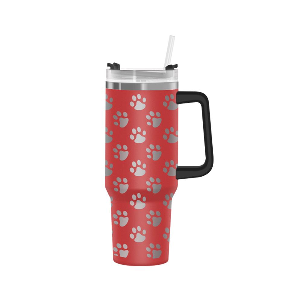 Wholesale Bulk 40oz Custom logo Reusable Insulated Tumbler with Straw Thermo Tumbler Water Tumbler