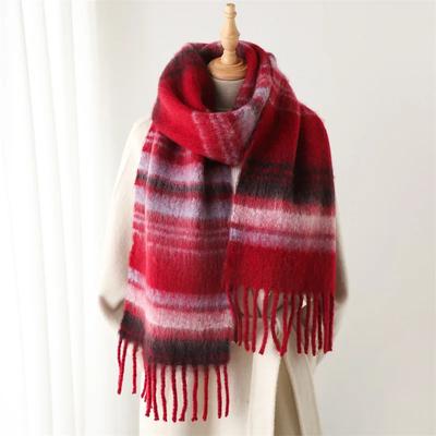 Nuova Sciarpa con Nappe a Righe Colorate Nuova Imitazione Cashmere Scialle Caldo Bavaglino Uomo Donna Autunno Inverno Stilisti di Moda Sciarpe Calde