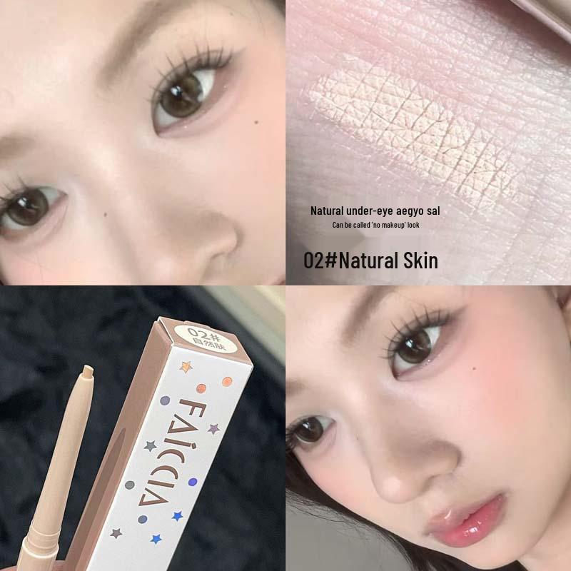 FAICCIA Pearlescent Aegyo Sal Eyeliner FA019 - Matte Natural Shimmer Highlighting Glitter