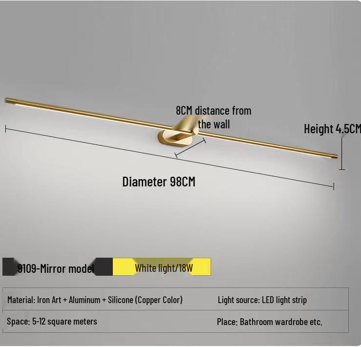 Nordic LED Vanity Mirror Light for Bathroom and Makeup