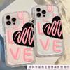 Ins Simple English Apple 15 Mobile Phone Case Iphone14promax Transparent Soft Rubber 13/12/11 Anti-drop XR