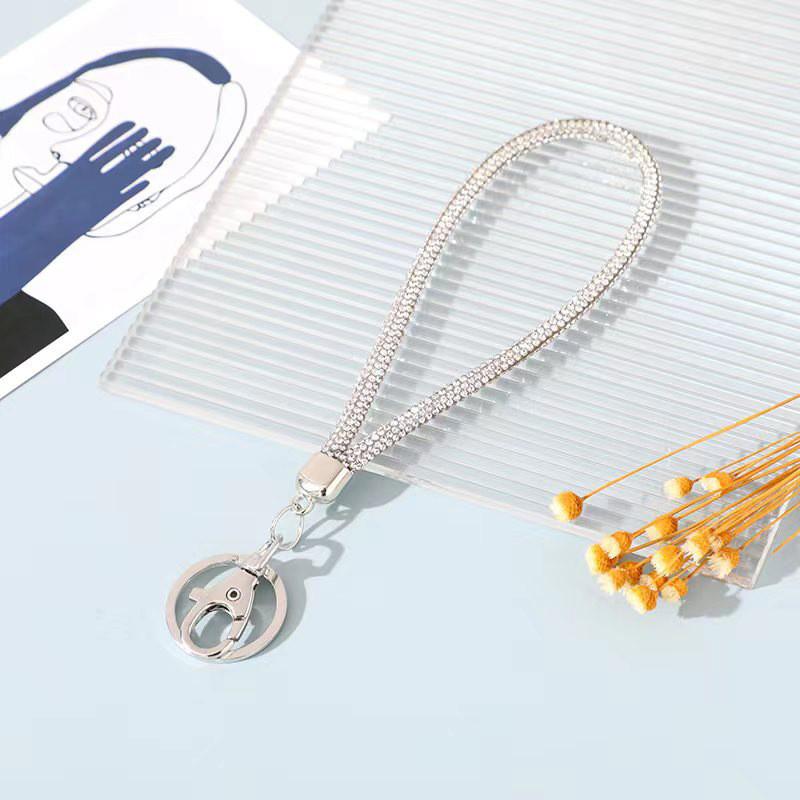 

Роскошный ремешок-подвеска на запястье для мобильного телефона со стразами