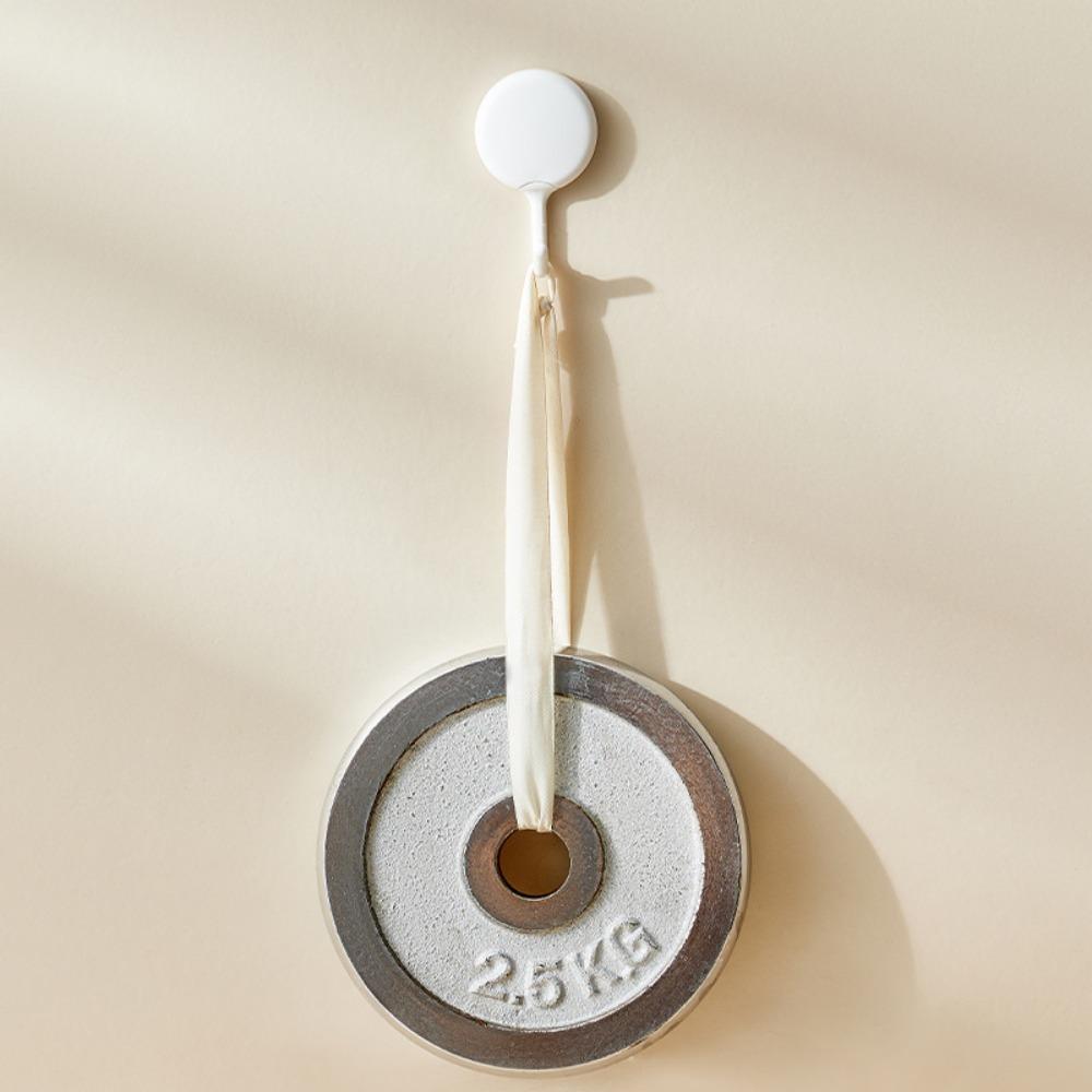 

Strong Viscosity Adhesive Hook ABS Mini Dormitory Hook Traceless Adhesive Oval Wall Hook