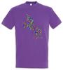 Colored Unicorn T-Shirt Toon Cartoon Comic Look Dance Techno Raver Rave Rainbow