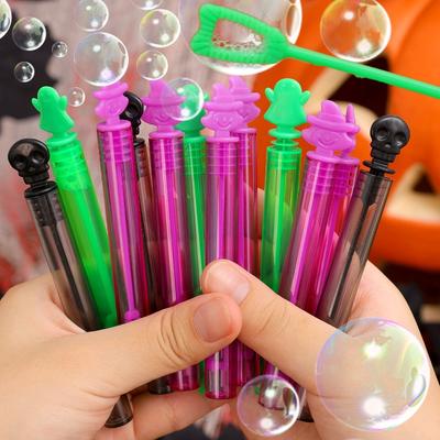 120/6pcs Halloween Bubble Soap Bottles Skull Ghost Empty Bubble Wands DIY Halloween Party Decoration Supplies Kids Toys Gifts