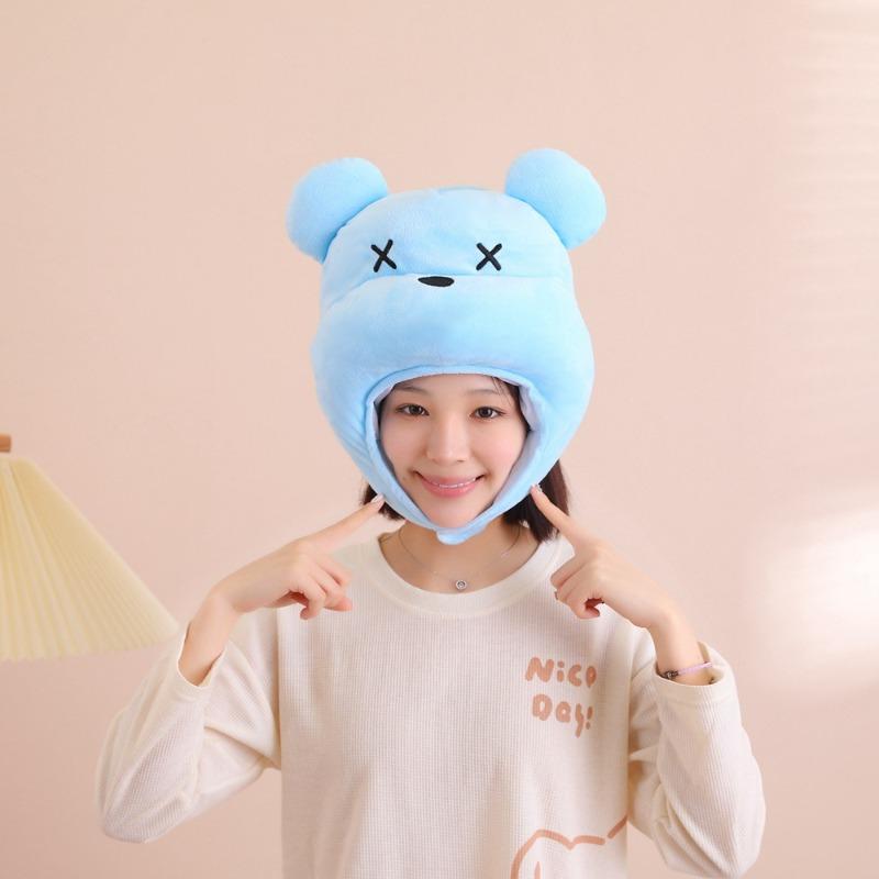 Colored bear headgear, hat, photo props, photo props, cartoon headgear, performance props