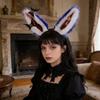 Plush Rabbit Ears Headband For Kids Soft Comfortable Hair Accessory For Party Costume Photography Color Available