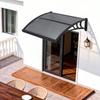 Awnings for Door Entrance, 30 X 39 In, Exterior Front Door Window Awnings with Drainage & ABS Bracket, Rain Snow Sun Protection, Overhang