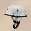 Vintage Military Style Half Face Motorcycle Helmet Harley Riders - ABS Shell 3C Certified Unisex Multiple Colors Visor