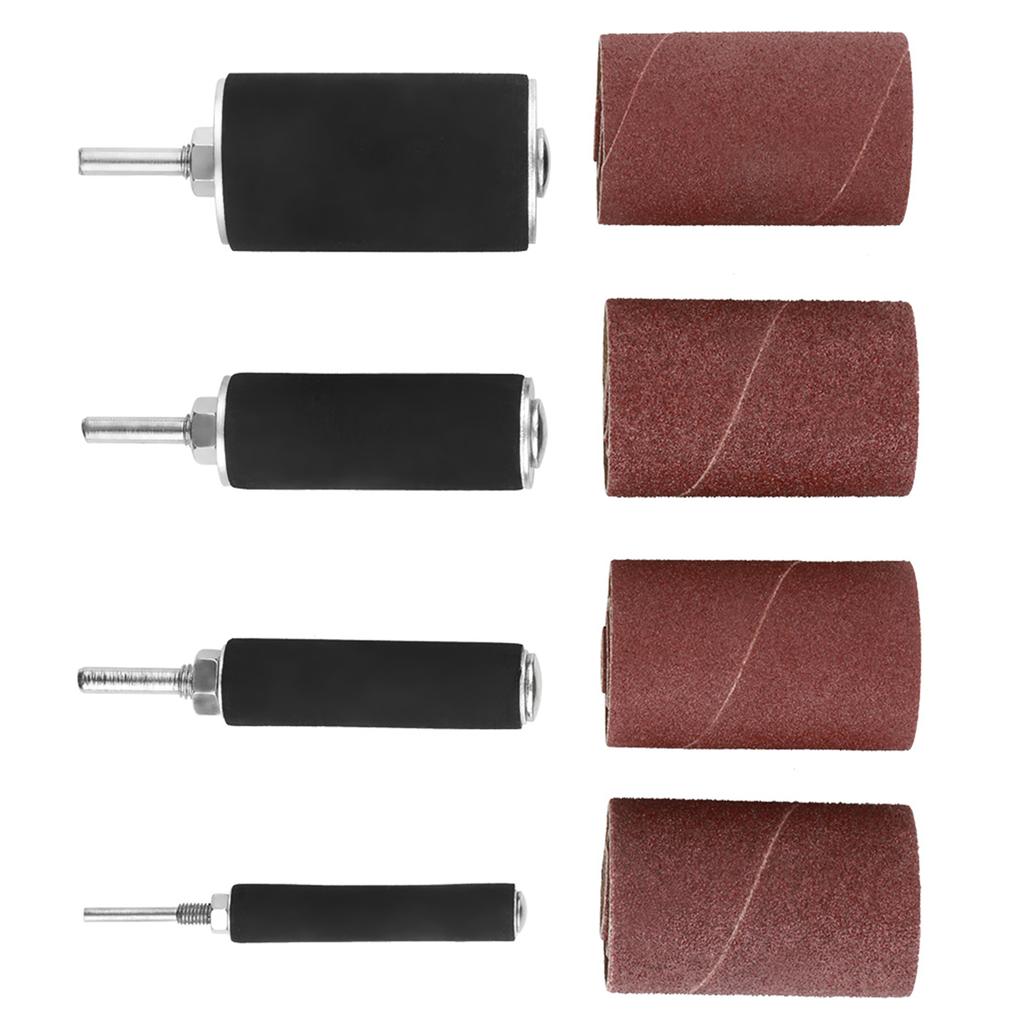 20pcs Spindle Sanding Drum Sander Tool Kit Set with Case for Drill Press