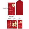 10pcs Chinese Style Red Envelopes Paper Red Pocket Creative Hongbao  Wedding Supply