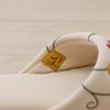 Sybilla Senko Flower Garden 2 Size M 47123 Slippers, (approx. 22-24cm), Beige,