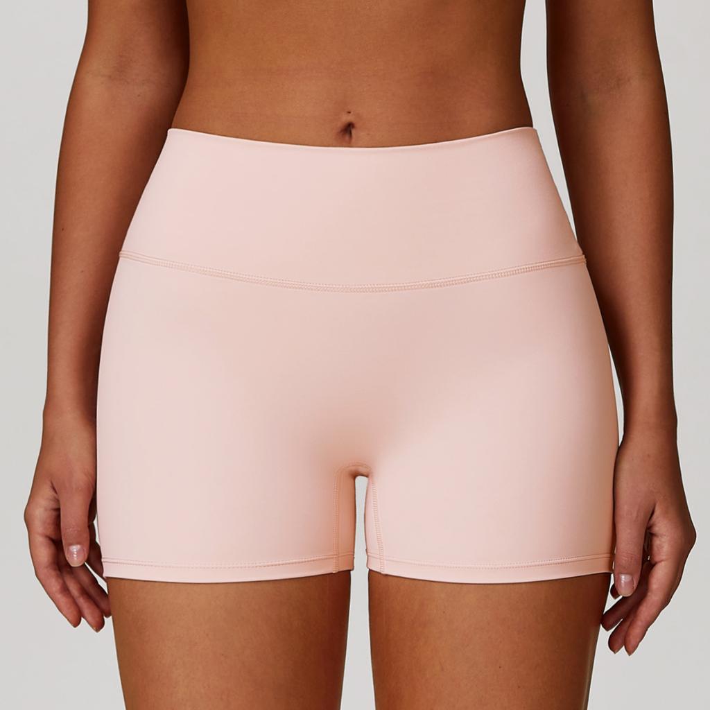 New Woolen Tight Yoga Shorts For Women, High Waist And Waist Tight Fitness Shorts, Hip Lifting Running Shorts For Women