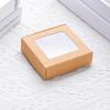 20pcs Creative Gift Packaging Boxes with Transparent Windows Suitable for Earrings Handicrafts Weddings Parties and Storage Boxes