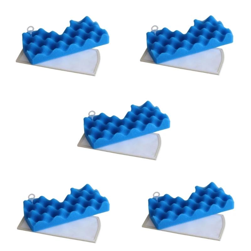 Blue Sponge Hepa Filter Kit for Samsung DJ97-01040C SC43 SC44 SC45 SC47 Series Robot Vacuum Cleaner Parts Car Cleaner