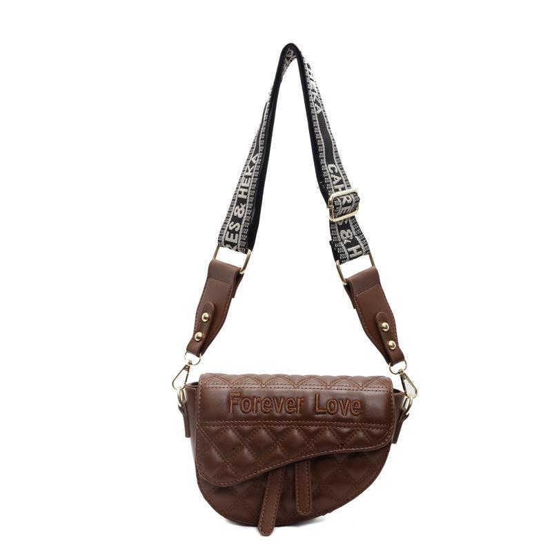 

Маленькая женская сумка через плечо сумка через плечо сумка-седло коричневый