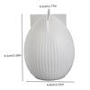 DIY Oster-Serie Silikonform 3D Gestreiftes Ei Gerader Ohrhase Kürbis Diamantmuster Hase Duftkerze Gips