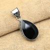 Gorgeous Black Spinel Gemstone Handmade 925 Sterling Sliver Jewelry Pendant For Women