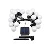 Vintage LED Solar String Lights - G50 Transparent Ball for Outdoor Garden Patio Decor