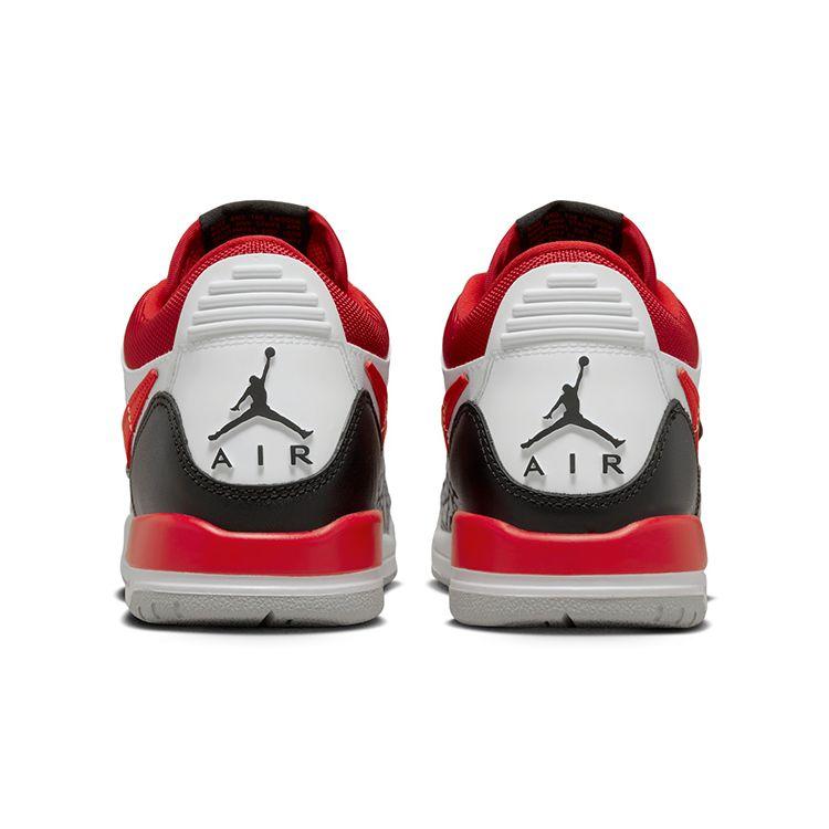 Air Jordan Legacy 312 Low GS Rosso Fuoco Sneakers Bambino Bianco Nero Grigio Lupo CD9054-160